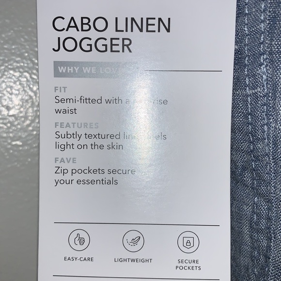 NWT Athleta Plus size Cabo Linen Jogger - Picture 11 of 11